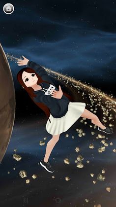 Space Flying Girl - Screenshot 1