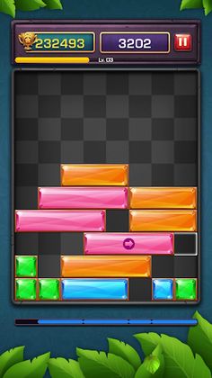 Drop Jewel: Bricks Slid Puzzle - Screenshot 1