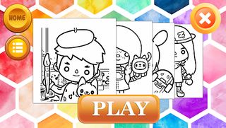 Toca Boca Coloring Mermaid - Screenshot 1