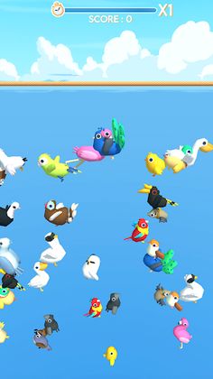 Fly Match 3D - LoveBird Master - Screenshot 1