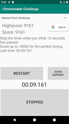 Chronometer Challenge - Screenshot 1