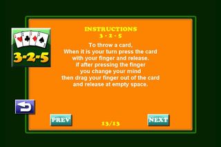 3 2 5 card game - Screenshot 2