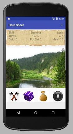 Hero Sheet for Gamebooks - Screenshot 1