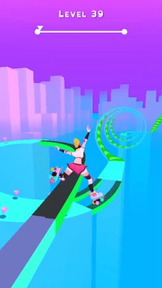 Sky Roller - Fun runner game - Screenshot 3