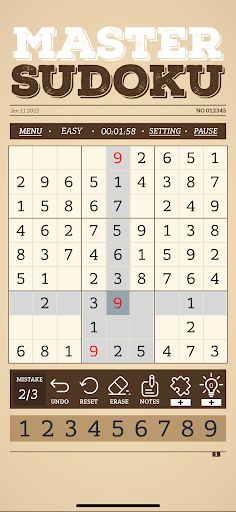 Sudoku Master - Number Puzzles - Screenshot 2