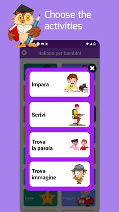 Learn Italian for kids - Screenshot 3
