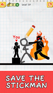 Draw 2 Save: Stickman Puzzle - Screenshot 2