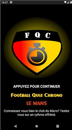 Football Quiz Chrono Le Mans - Screenshot 1