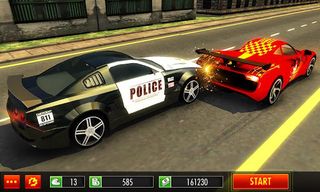 Police Car vs Gangster Escape - Screenshot 2