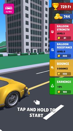 Car Exhaust Balloon Ride - Screenshot 2