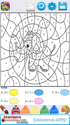 Kids Math Paint by Number Game - Screenshot 3