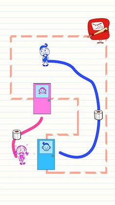 Draw to Pee: Toilet Escape - Screenshot 1