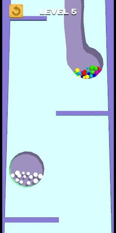 Rescue Balls : Erase snow game - Screenshot 1