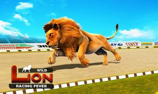 Wild Lion Racing Animal Race - Screenshot 1
