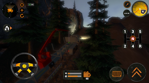 Truck Driver Forest Simulator - Screenshot 1