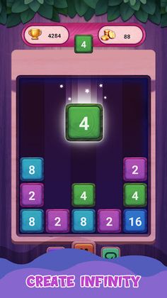 Merge Number Puzzle - 4Brain - Screenshot 1