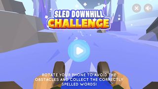 Sled Downhill Challenge - Screenshot 1