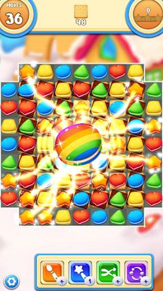 Cookie Macaron Pop : Match 3 - Screenshot 1