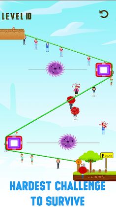 Zipline Rescue - Physics Puzzl - Screenshot 4