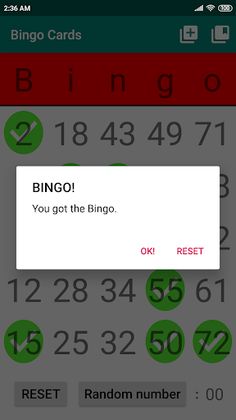 Bingo Card - Screenshot 4