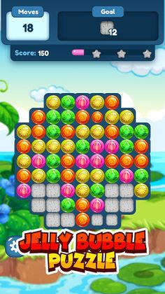 Jelly Bubble Puzzle Game: Free - Screenshot 1