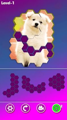 Dogs Jigsaw! - Hexa Puzzle - Screenshot 1