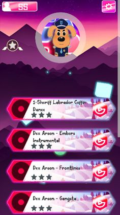 Sheriff Labrador tiles hop - Screenshot 1