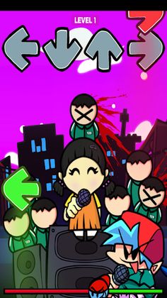 FNF Vs Squid: Music Challenge - Screenshot 1