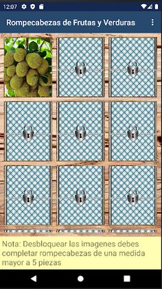 Rompecabezas Frutas y Verduras - Screenshot 2