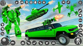 Flying Limo Car Robot Games - Screenshot 2