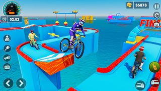 BMX Racing Stunts Riding Game - Screenshot 3