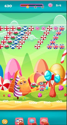Bubble Countries Game - Screenshot 2