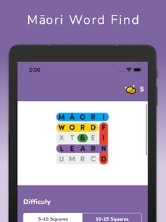 Maori Word Find - Screenshot 4
