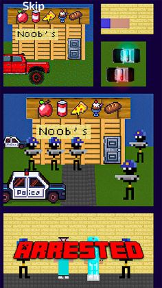 Noob vs Stickman Jailbreak - Screenshot 1