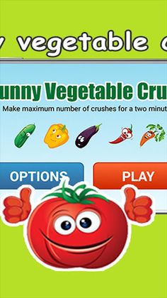 vegetable crush game - Screenshot 2