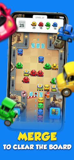 Auto Merge: Merge Cars 2048 - Screenshot 1