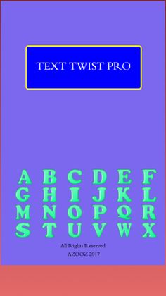 Text Twist Pro - Screenshot 1