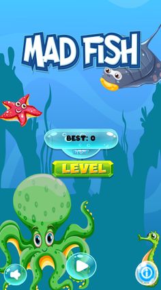 Mad Fish match3 - Screenshot 1
