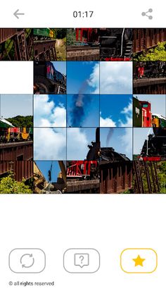 Jigsaw Train Mosaic Puzzles - Screenshot 4