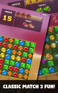 Classic Jewel Match Game - Screenshot 1