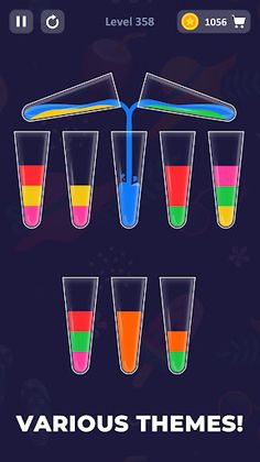 Water Color Sort : Puzzle Game - Screenshot 3