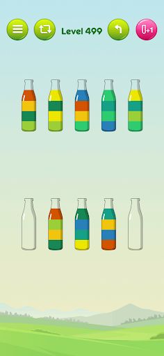 Water Sort - Color Puzzle Game - Screenshot 1