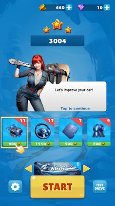 Race car with balls - Screenshot 1