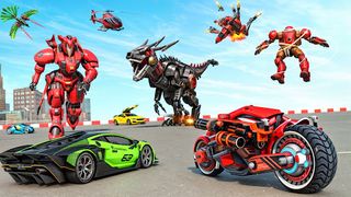 Grand Robot Bike Transform War - Screenshot 2