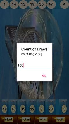 Lottery Game Lotto Number Gene - Screenshot 3