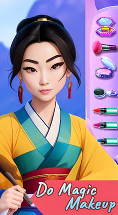 Warrior Princess DressUp Game - Screenshot 1