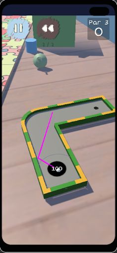 Hot Road Golf - Screenshot 1