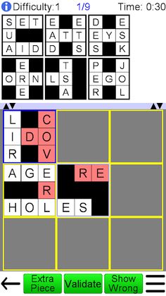 Jigsaw Crossword + - Screenshot 2
