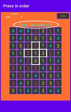 Press number in order - Screenshot 3