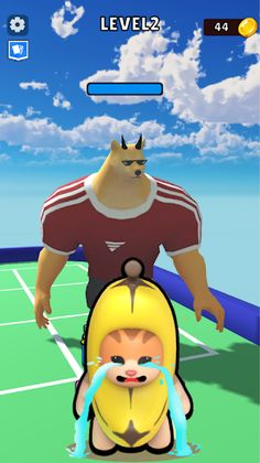 Merge Banana Cat : Fight - Screenshot 1